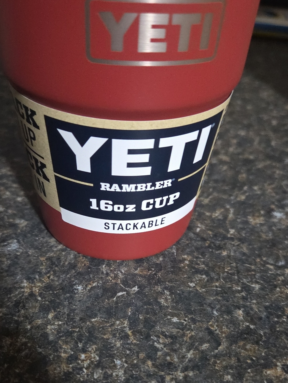 YETI Rambler 16oz Stackable Cup - Maroon - Picture 2 of 8